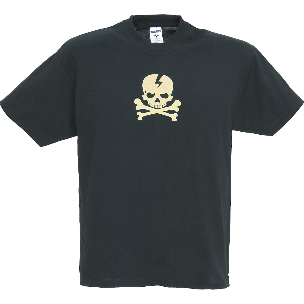 UPC 858826001455 product image for Gear One Cream Skull 'n' Bones T-Shirt Black Large | upcitemdb.com