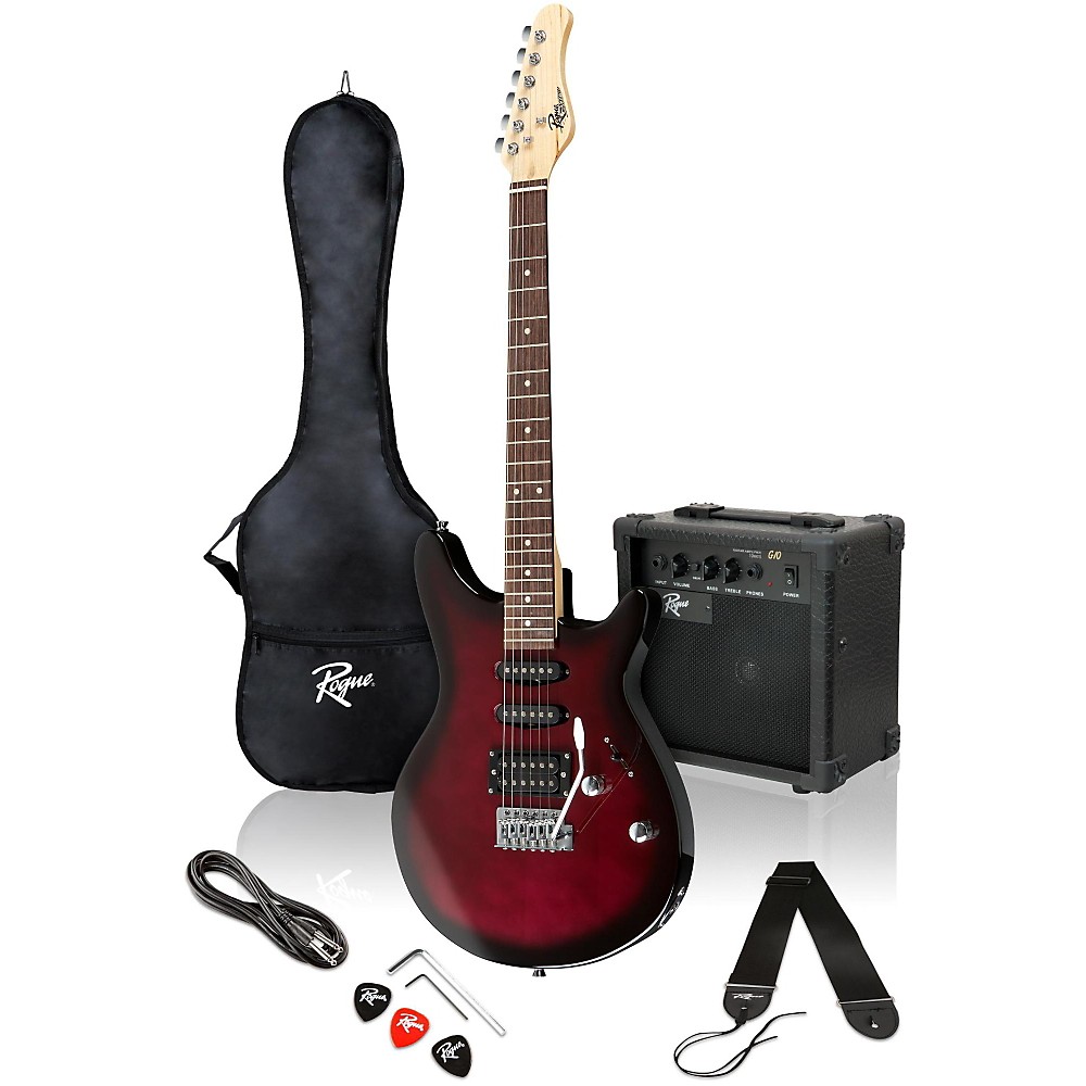 UPC 656238022606 product image for Rogue Rocketeer Electric Guitar Pack Purpleburst | upcitemdb.com