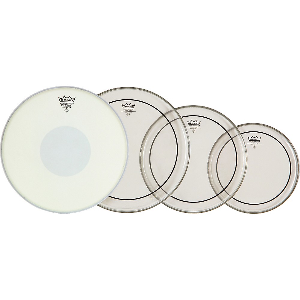 UPC 757242457894 product image for Remo Drum Head Pack Clear Pinstripe with Emperor X Snare Head | upcitemdb.com