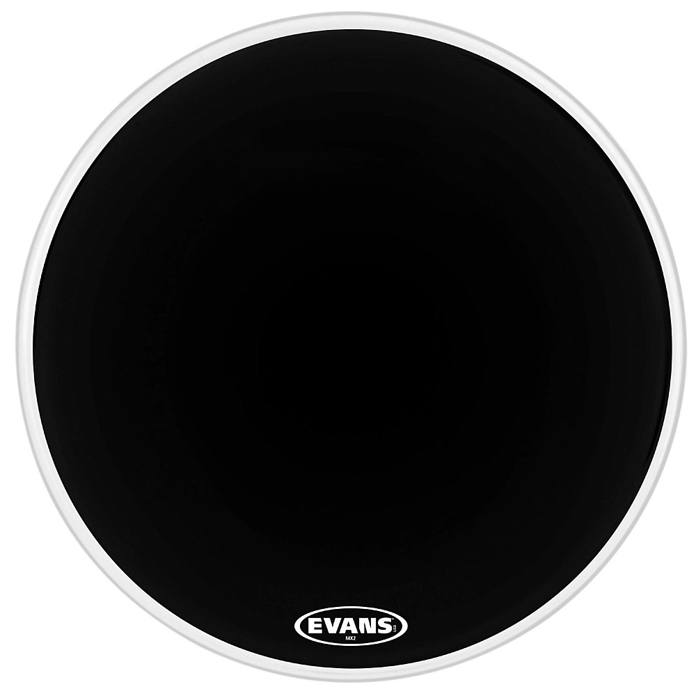 UPC 019954955335 product image for Evans MX2 Black Marching Bass Drum Head Black 30 Inch | upcitemdb.com