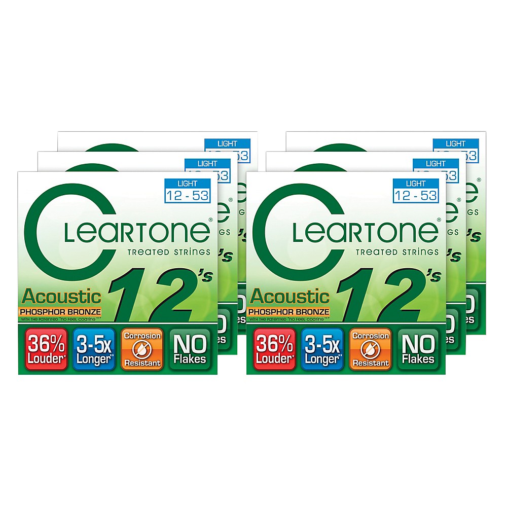 UPC 886830532085 product image for Cleartone Light Acoustic Guitar Strings 6 Pack | upcitemdb.com