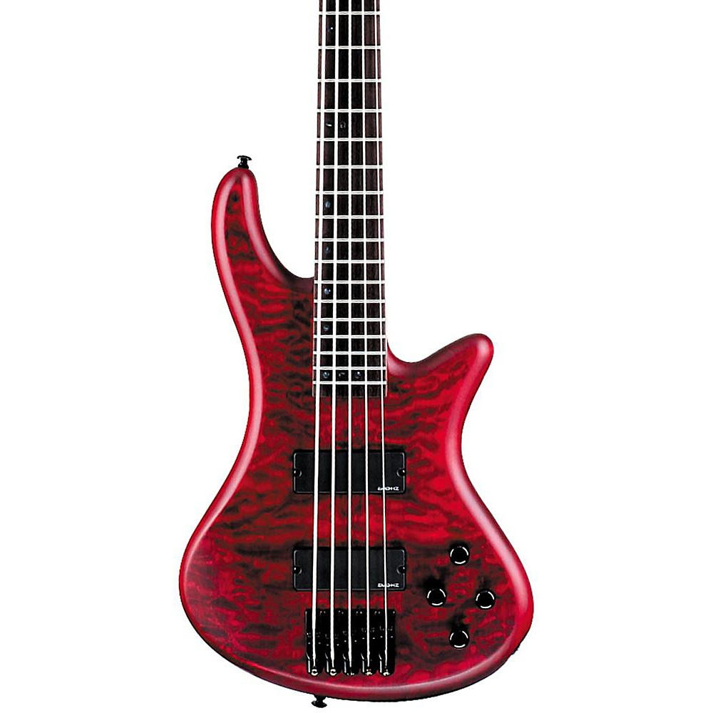 UPC 839212006452 product image for Schecter Guitar Research Stiletto Custom-5 Bass Vampyre Red Satin | upcitemdb.com