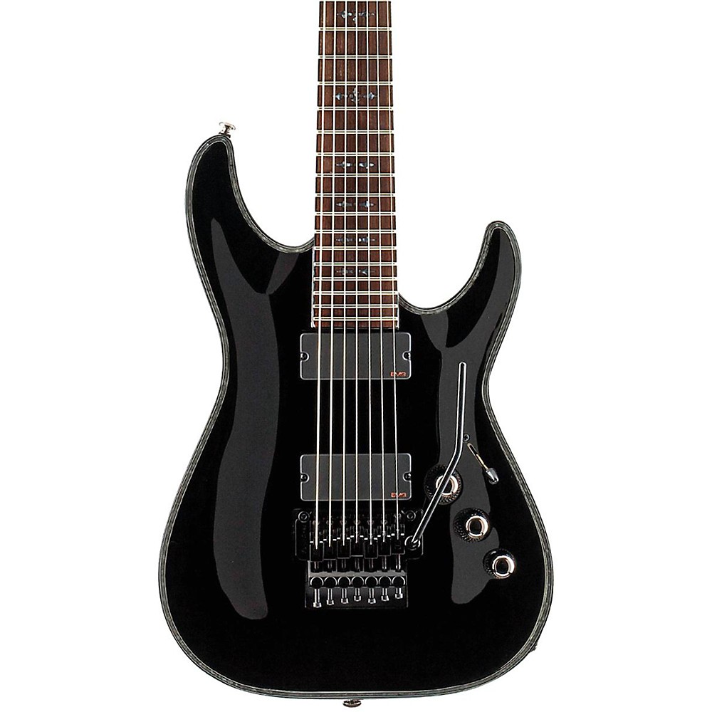 UPC 839212009019 product image for Schecter Guitar Research Hellraiser C-7 FR 7-String Electric Guitar Black | upcitemdb.com