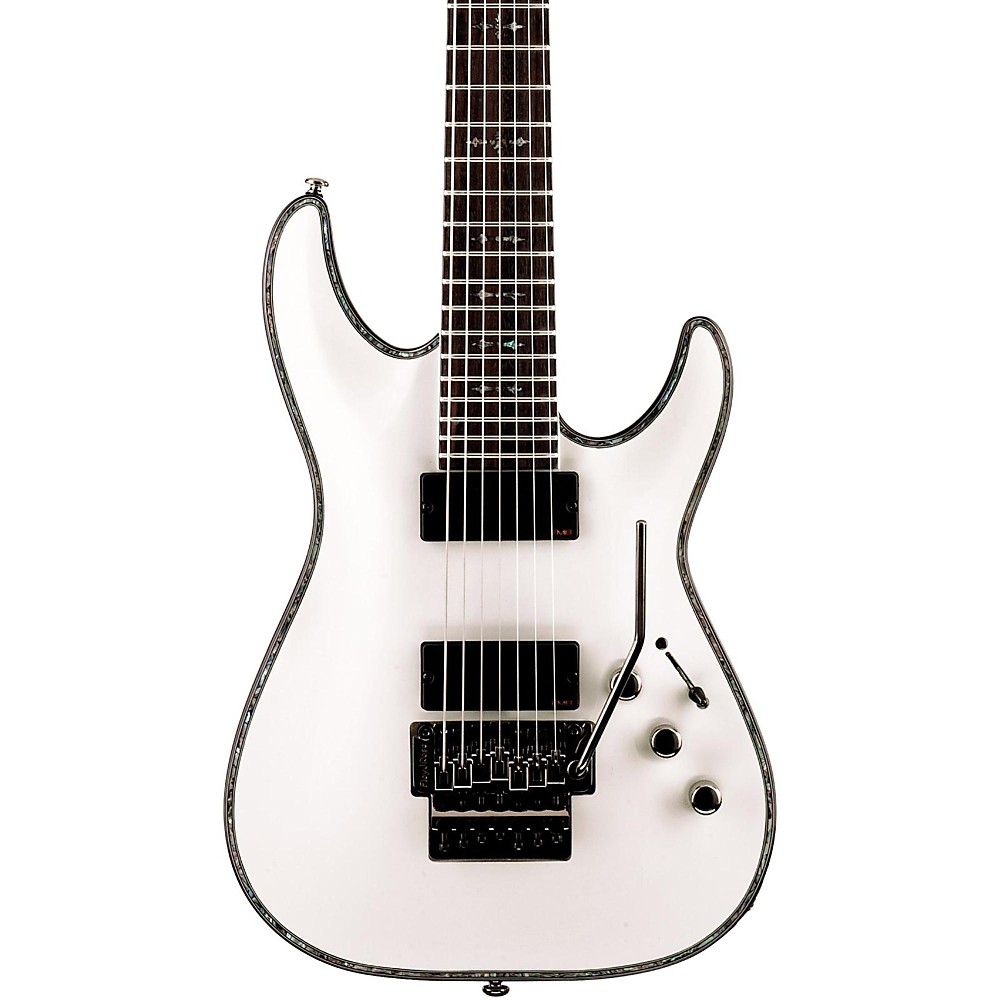 UPC 839212008845 product image for Schecter Guitar Research Hellraiser C-7 FR 7-String Electric Guitar White | upcitemdb.com