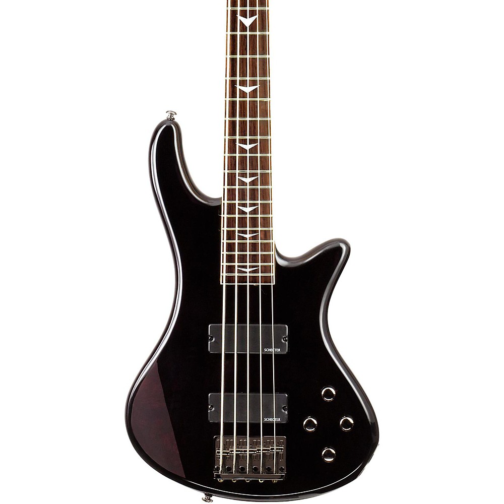 UPC 839212001570 product image for Schecter Guitar Research Stiletto Extreme-5 5-String Bass Guitar See-Thru Black | upcitemdb.com