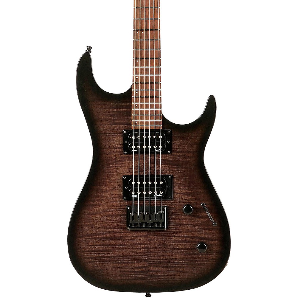 UPC 623501033546 product image for Godin Redline HB Electric Guitar Trans Black Flame SG Rosewood Fretboard | upcitemdb.com