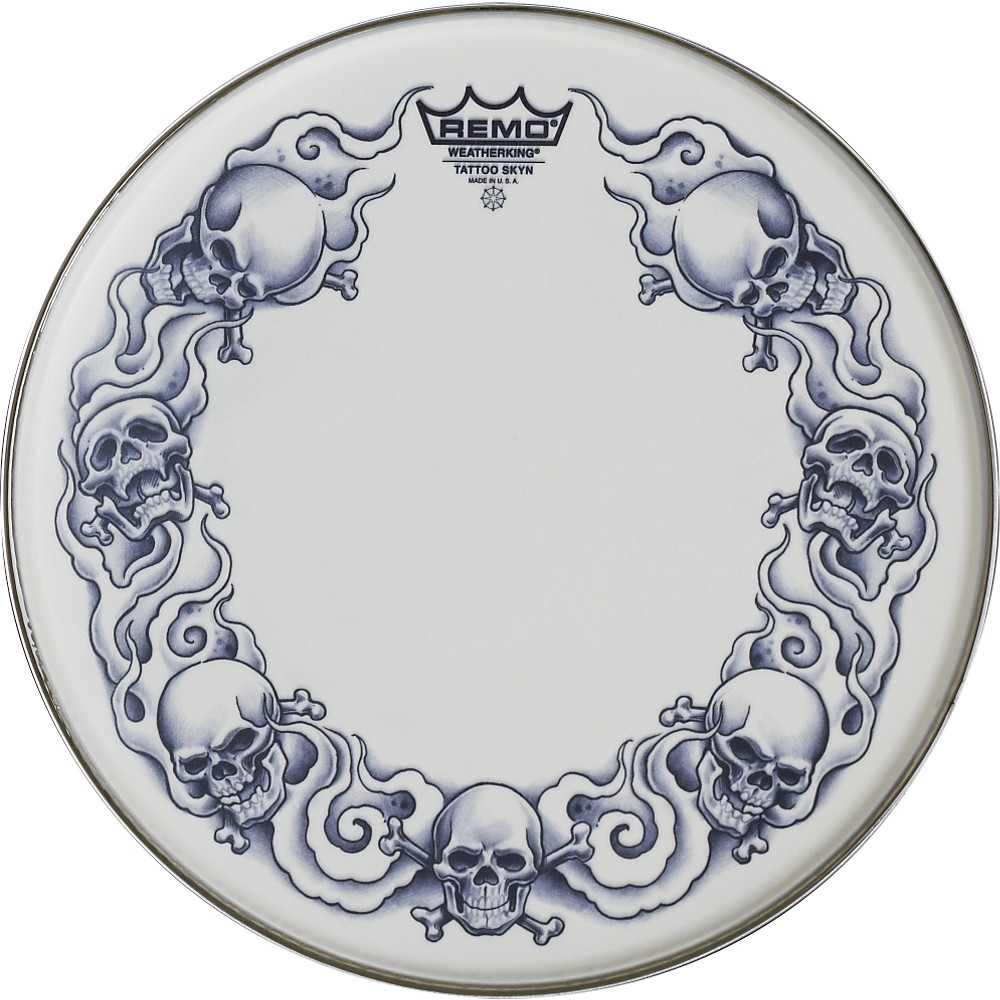 UPC 757242496763 product image for Remo Tattoo Skyn Drumhead 13 Inch Skulls | upcitemdb.com