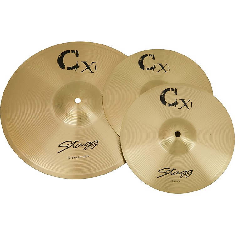 Stagg Brass Cymbal 3Pack Music123