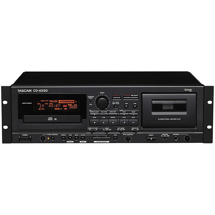 Tascam CDA550 CD Player/Cassette Recorder Music123