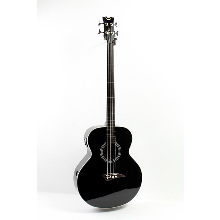 Dean EAB Fretless AcousticElectric Bass Classic Black 888365547343
