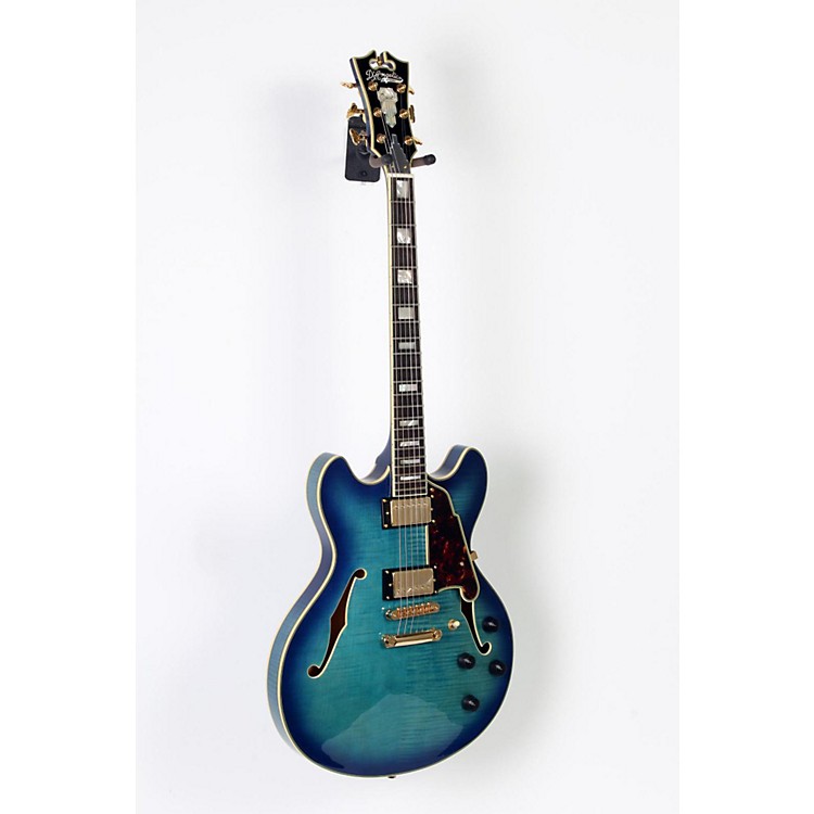 D'Angelico EXDC/SP SemiHollowbody Electric Guitar Blue Burst