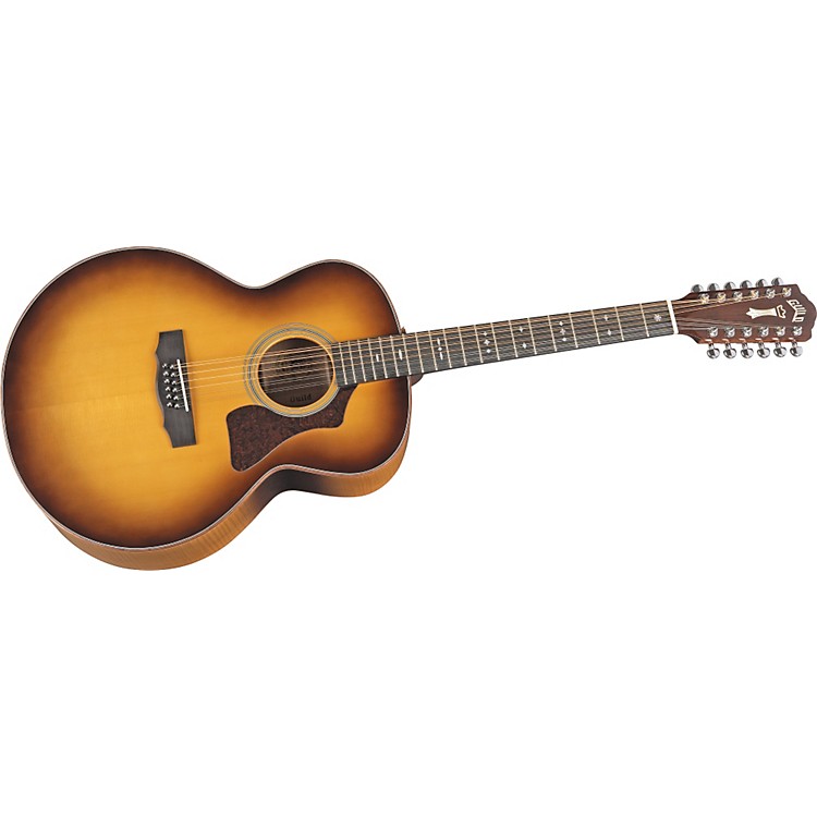 Guild GADJF3012E Jumbo 12String AcousticElectric Guitar Music123