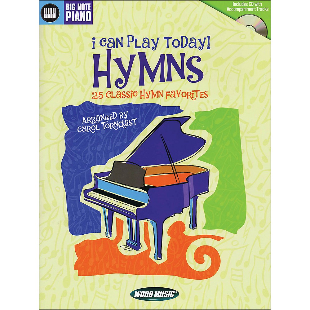 UPC 884088483777 product image for Word Music I Can Play Today (Hymns) Book/CD arranged for easy piano | upcitemdb.com