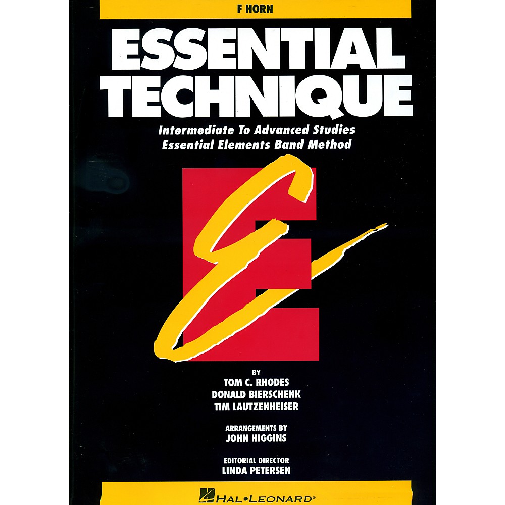 hal leonard essential technique for french horn intermediate to