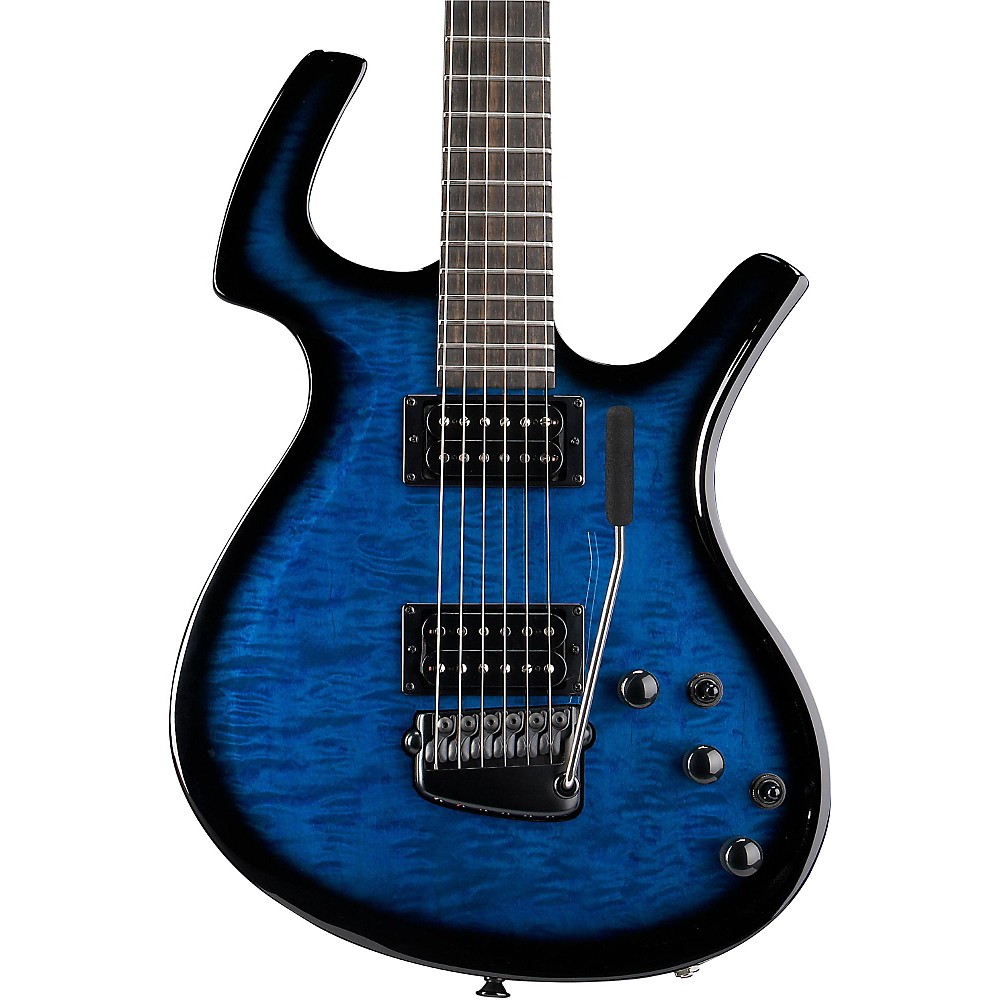 UPC 801128808147 product image for Parker Guitars RF722 Nitefly Radial Flame Top Electric Guitar Trans Black Burst | upcitemdb.com