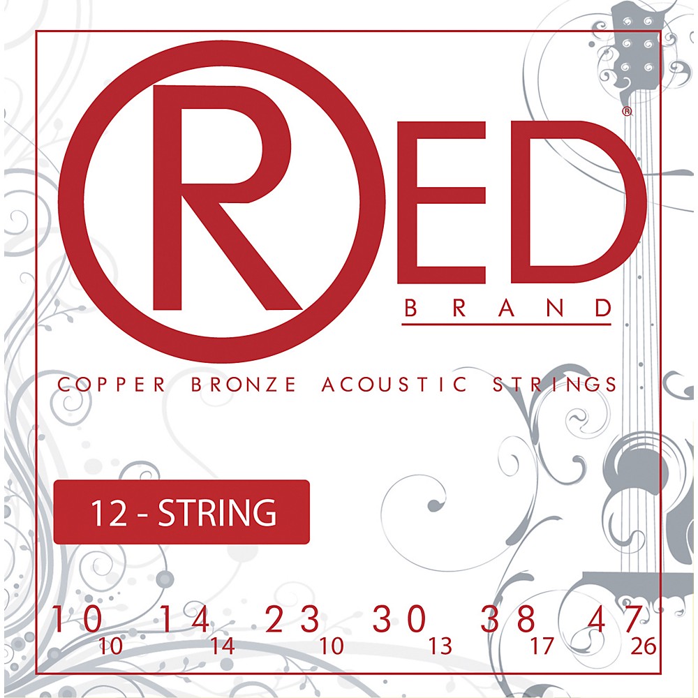 UPC 786136731024 product image for Red Strings Copper Bronze 12-String Acoustic Guitar Strings Light | upcitemdb.com