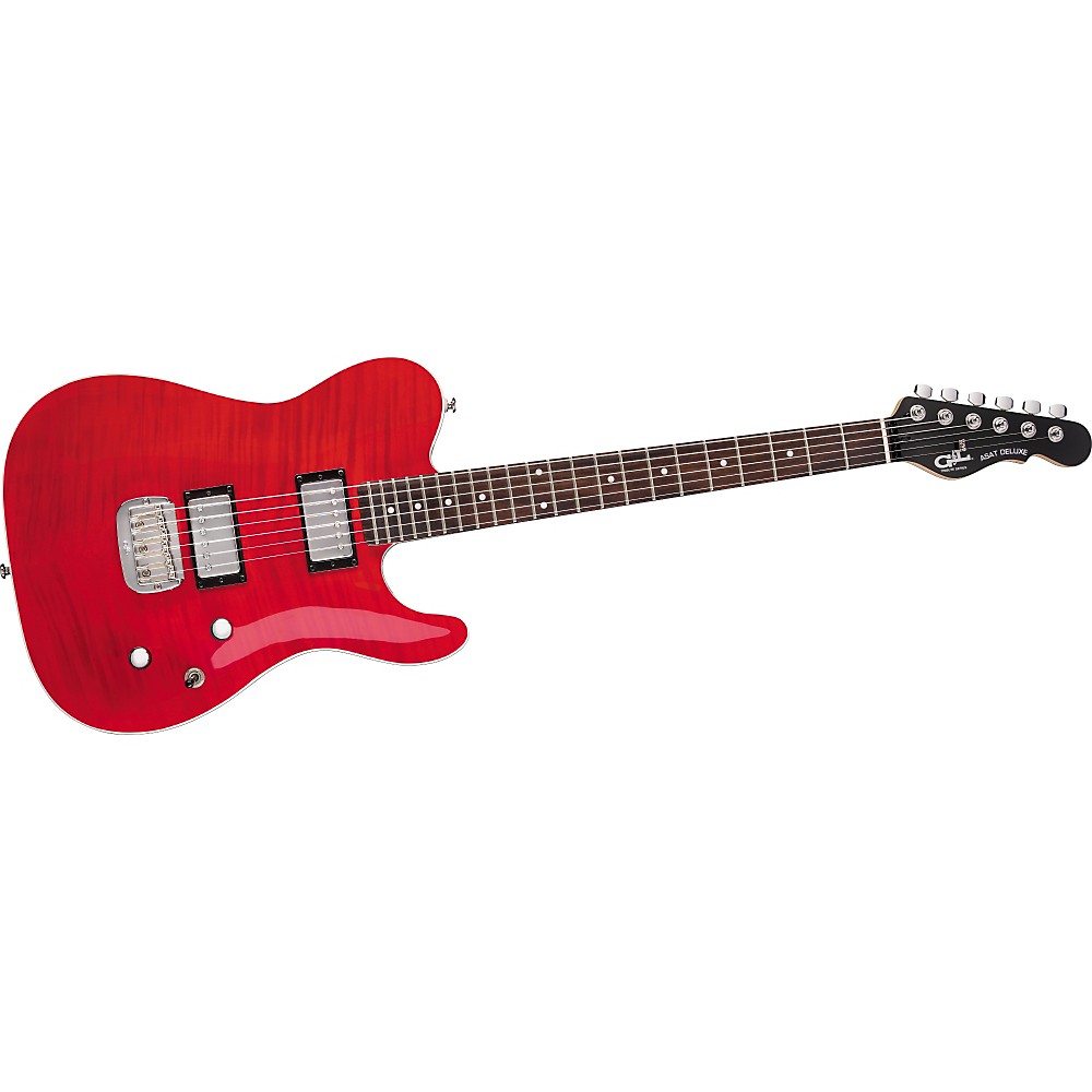 UPC 889406820470 product image for G&L Tribute ASAT Deluxe Carved Top Electric Guitar Trans Red | upcitemdb.com