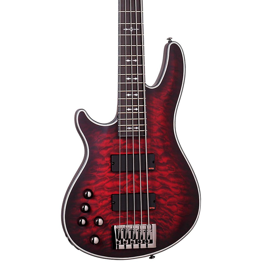 UPC 081544704005 product image for Schecter Guitar Research Hellraiser Extreme-5 Left-Handed Electric Bass Guitar C | upcitemdb.com