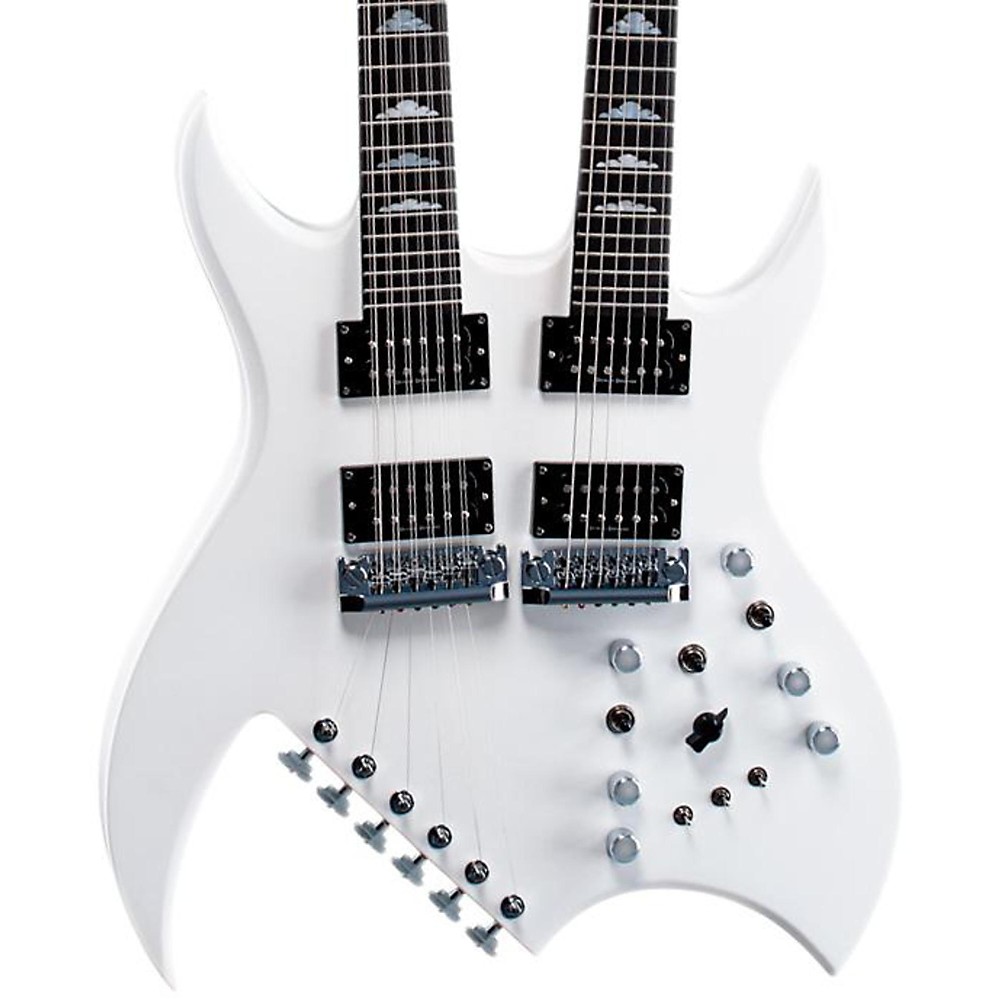 UPC 701963030751 product image for B.C. Rich Bich Double Neck Electric Guitar Pearl White | upcitemdb.com