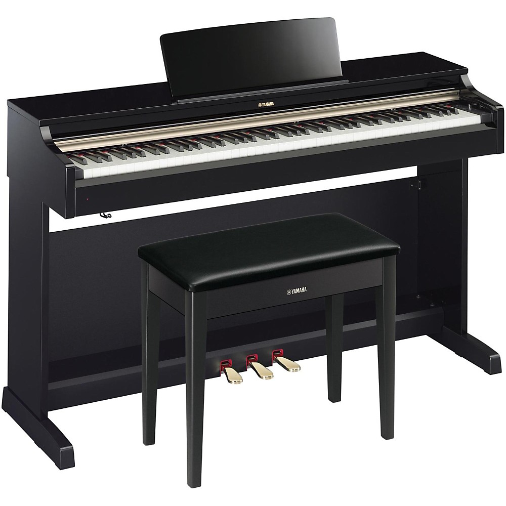UPC 086792972855 product image for Yamaha YDP-162 88-Key Arius Digital Piano with Bench Polished Ebony | upcitemdb.com