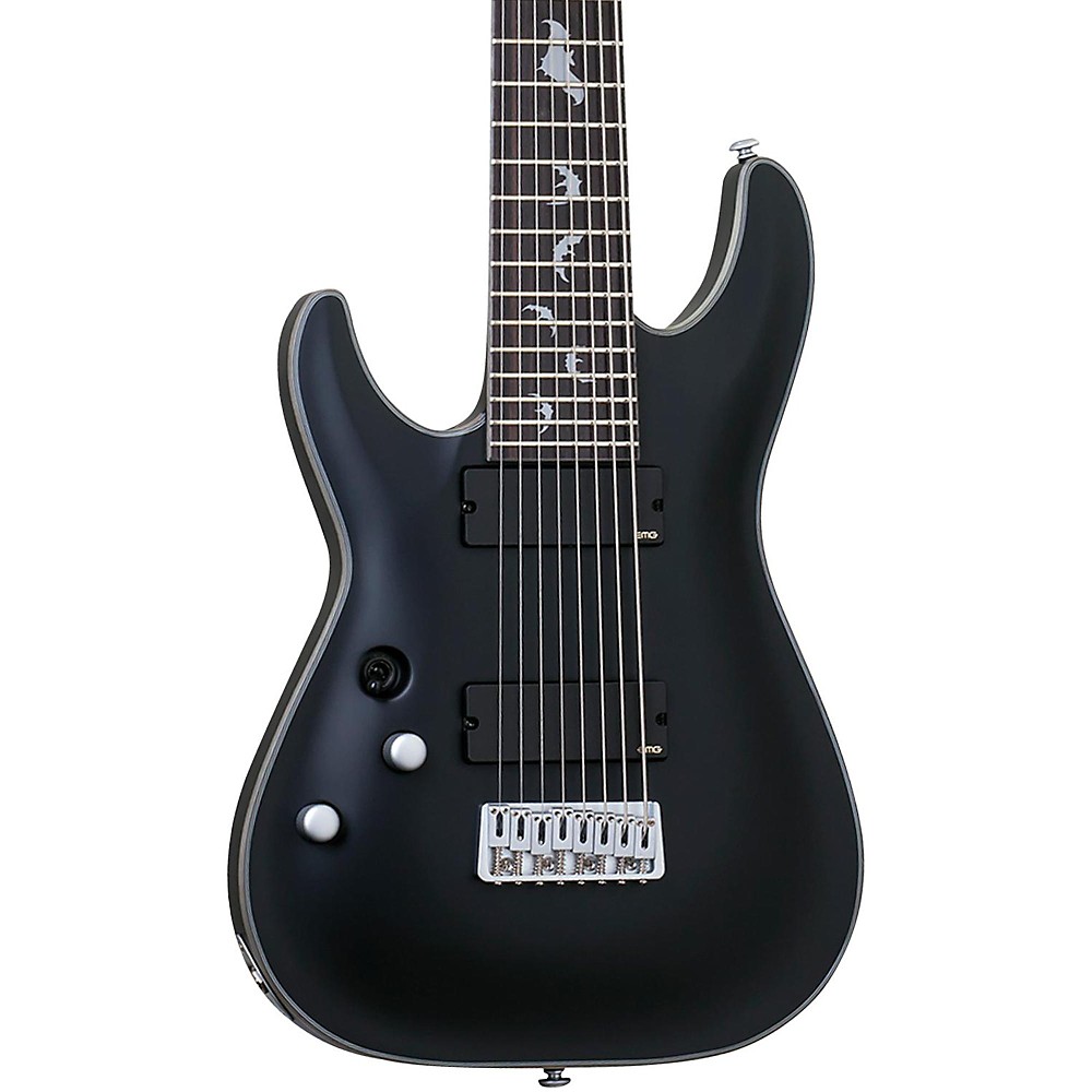 UPC 081544705446 product image for Schecter Guitar Research Damien Platinum 8 Left- Handed Electric Guitar Satin Bl | upcitemdb.com