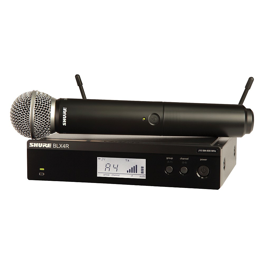 UPC 042406252935 product image for Shure BLX24R/SM58 Wireless System with Rackmountable Receiver and SM58 Microphon | upcitemdb.com