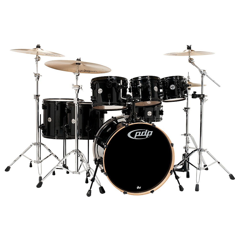 UPC 886830755088 product image for PDP Concept Maple by DW 7-Piece Shell Pack Pearlescent Black | upcitemdb.com