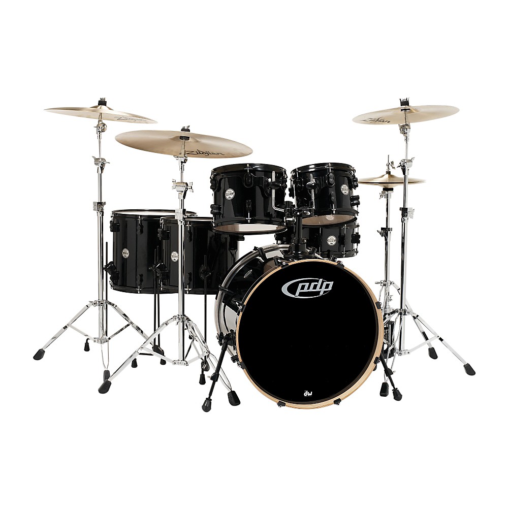 UPC 647139223124 product image for PDP Concept Maple by DW 6-Piece Shell Pack Pearlescent Black | upcitemdb.com