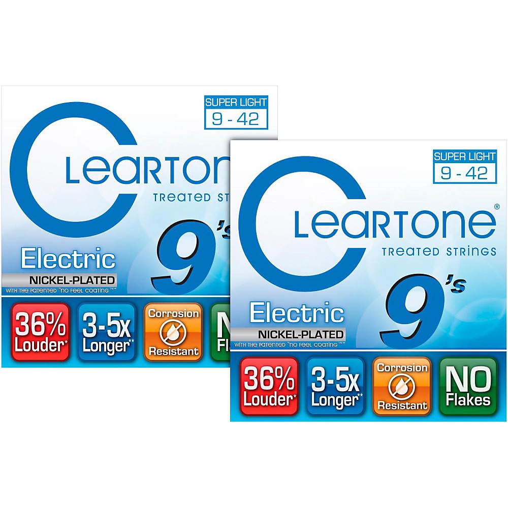 UPC 886830759109 product image for Cleartone Extra-Light Coated Electric Guitar Strings (2-Pack) | upcitemdb.com