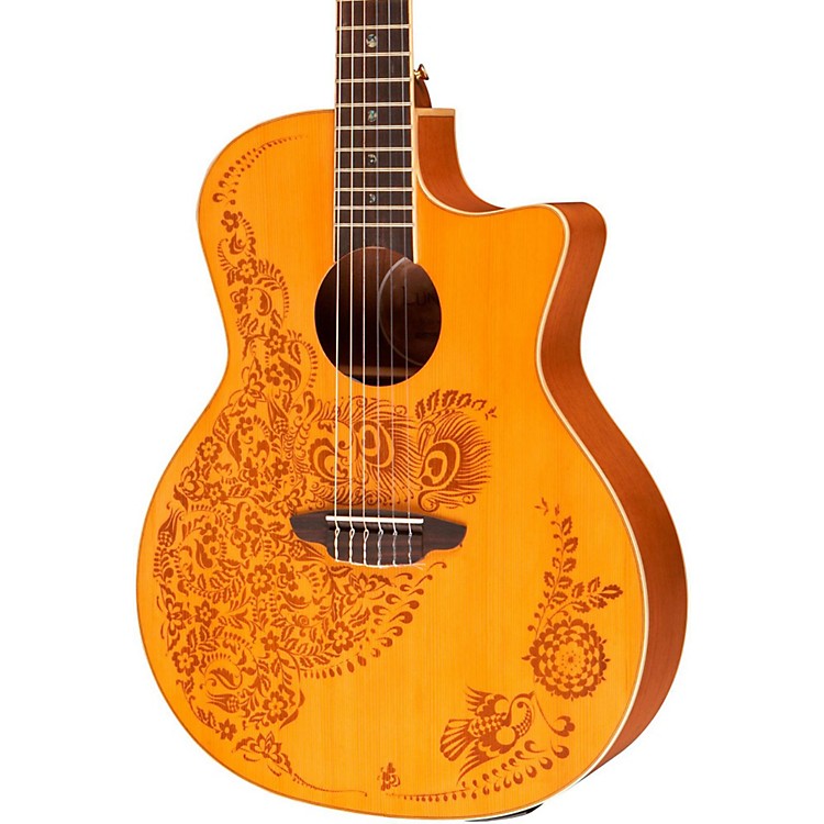 Luna Guitars Henna Oasis Spruce Series II Nylon String Acoustic