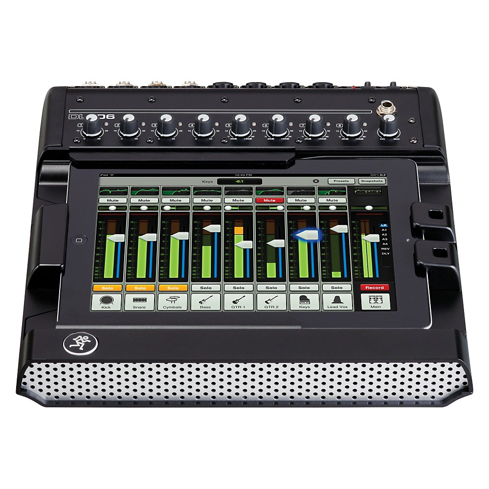Mackie DL806L 8-channel Digital Live Sound Mixer w/ iPad Control (Lightning)