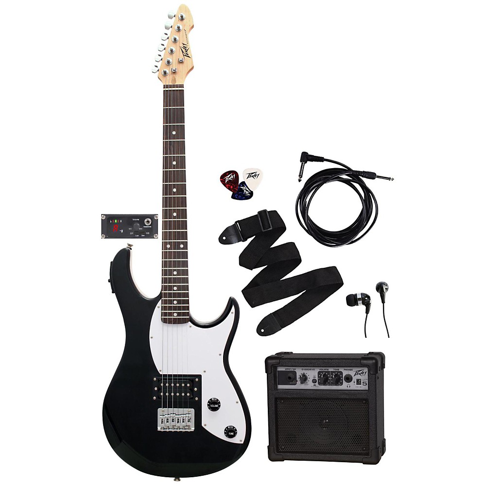 UPC 014367628364 product image for Peavey Electric Guitar Pack Rockmaster 5 in 1 with GT5 Amp Black | upcitemdb.com