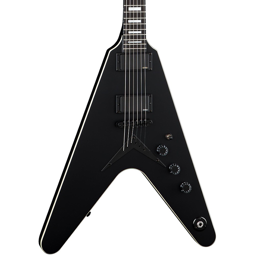 UPC 819998174934 product image for Dean V Stealth Electric Guitar Black Satin | upcitemdb.com
