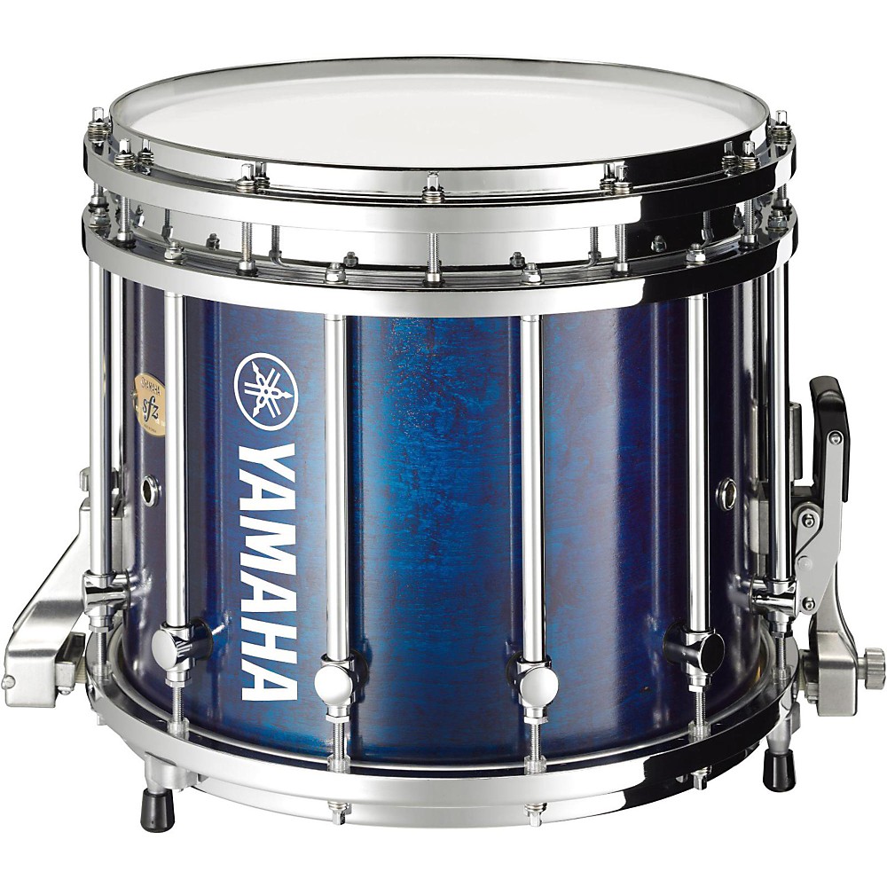 UPC 086792332246 product image for Yamaha SFZ Marching Snare Drum 14x12 Inch Blue Forest with Chrome Hardware | upcitemdb.com