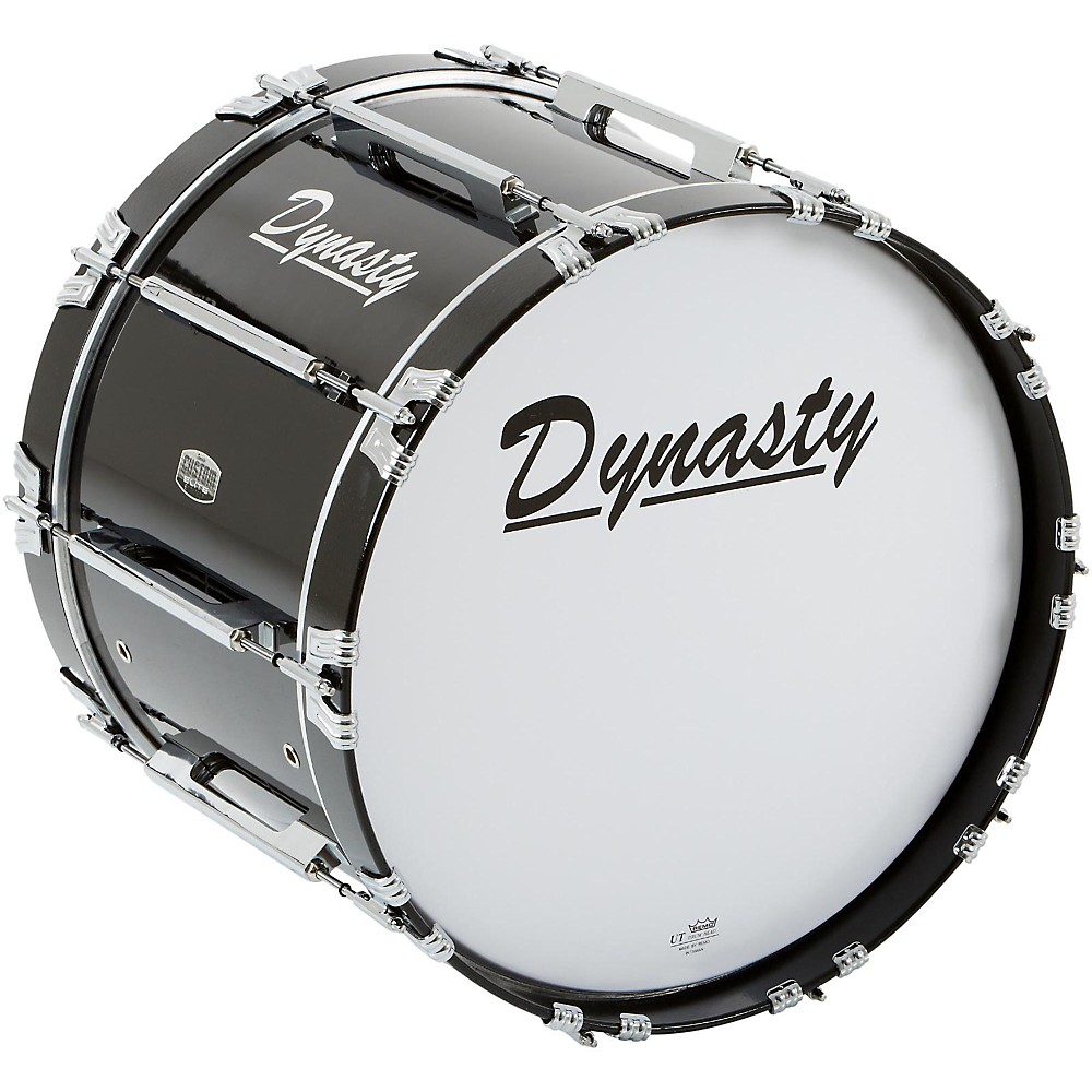 Dynasty-Marching-Bass-Drum-Black-20x14-Inch