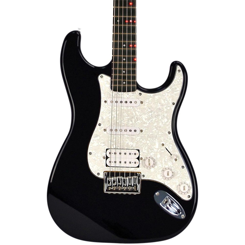 UPC 888365201801 product image for Fretlight FG-521 Electric Guitar with Built-in Lighted Learning System Black | upcitemdb.com