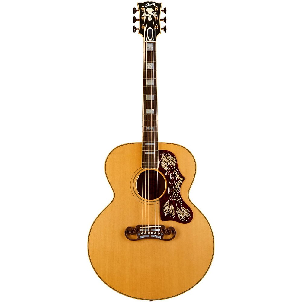 UPC 711106105277 product image for Gibson SJ-200 Montana Gold Custom Anniversary Acoustic-Electric Guitar Quilt Nat | upcitemdb.com