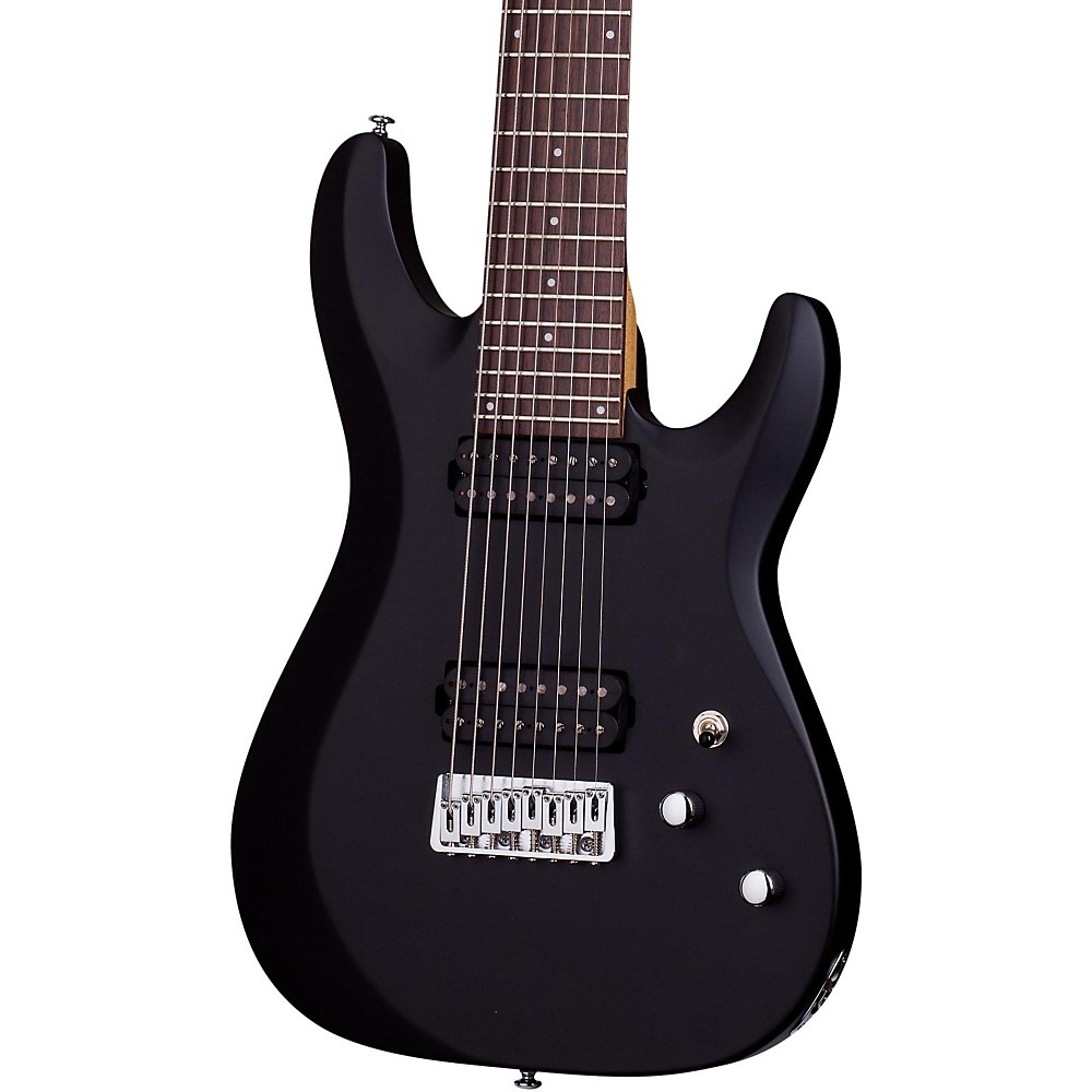 UPC 081544708799 product image for Schecter Guitar Research C-8 Deluxe Eight-String Electric Guitar Satin Black | upcitemdb.com