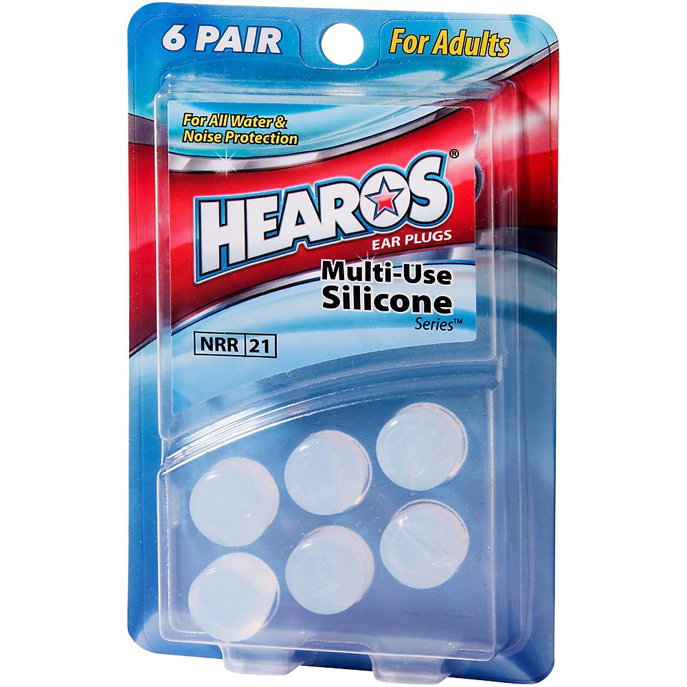 UPC 756063050642 product image for Hearos Multi-Use Silicone Series Ear Plugs 6 Pair Adult Size | upcitemdb.com