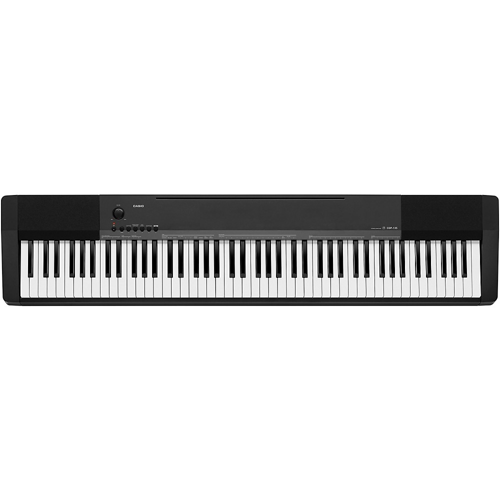 casio cdp-135 88-key digital piano black 190839242907 open box