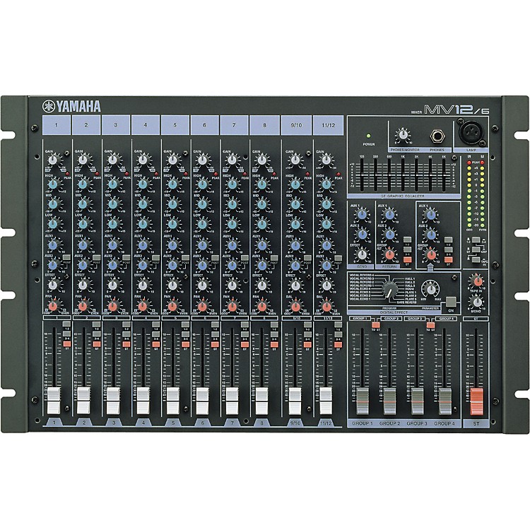 Yamaha MV12/6 12Channel Rackmount Mixer Music123