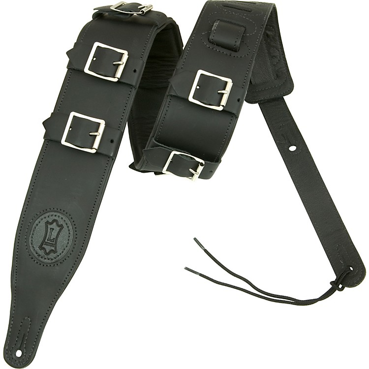 Levy's Padded Leather Guitar Strap with Buckles Music123