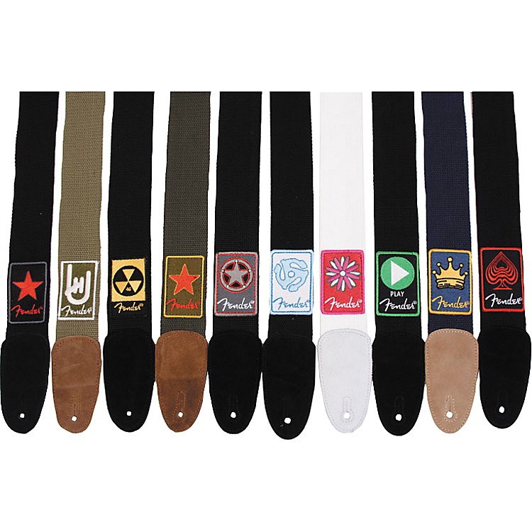 Fender Patchworks Cotton Guitar Strap Music123