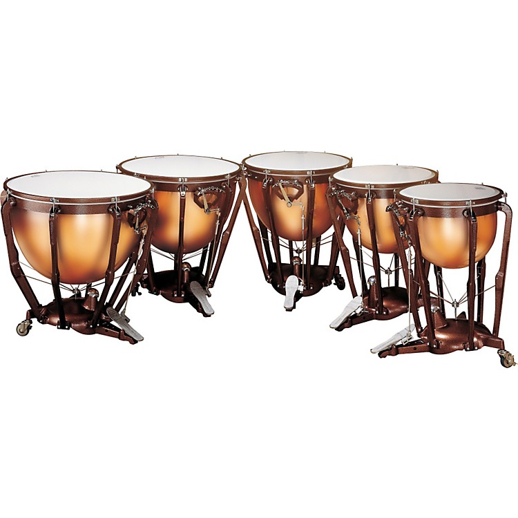 Ludwig Professional Series Fiberglass Timpani 5 Set Concert Drums