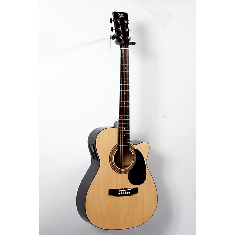 Rogue RA090 Concert Cutaway AcousticElectric Guitar Natural