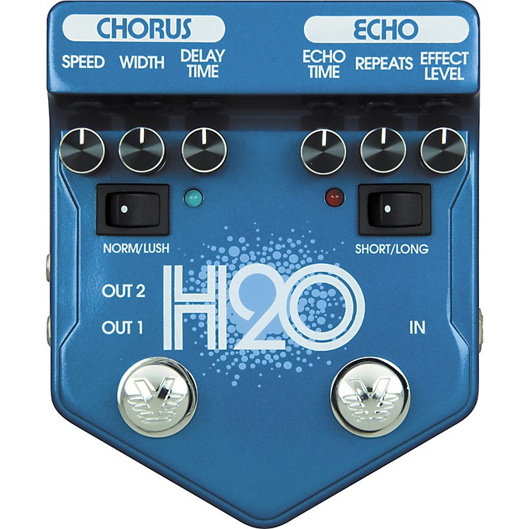 Visual Sound V2 Series V2H2O H2O Chorus and Echo Guitar Effects Pedal