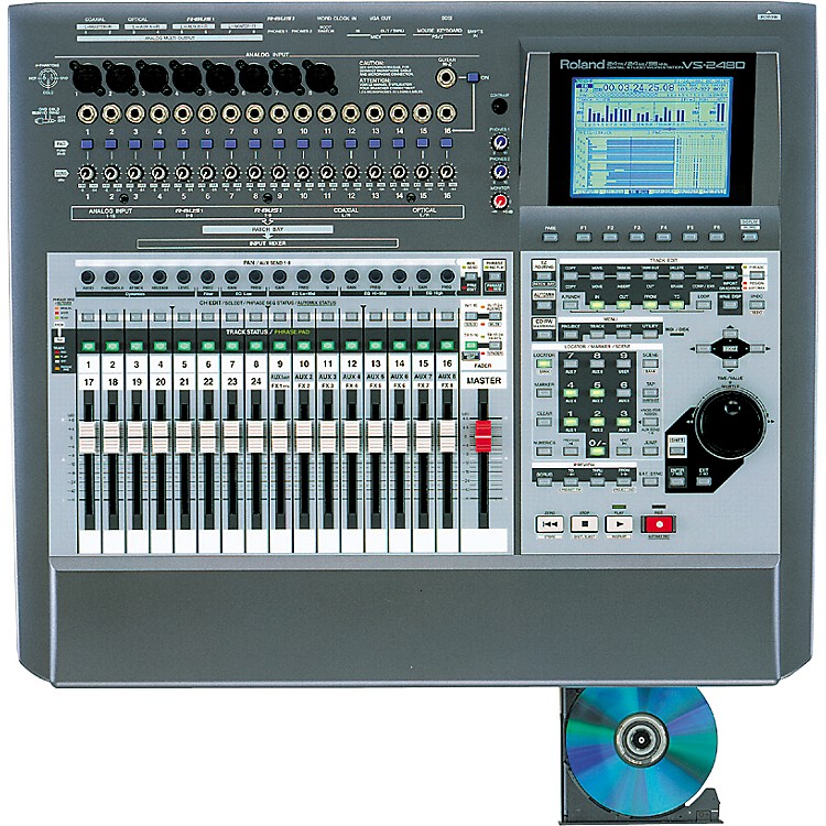Roland VS2480CD 24Track Digital Studio with BuiltIn CD Burner Music123