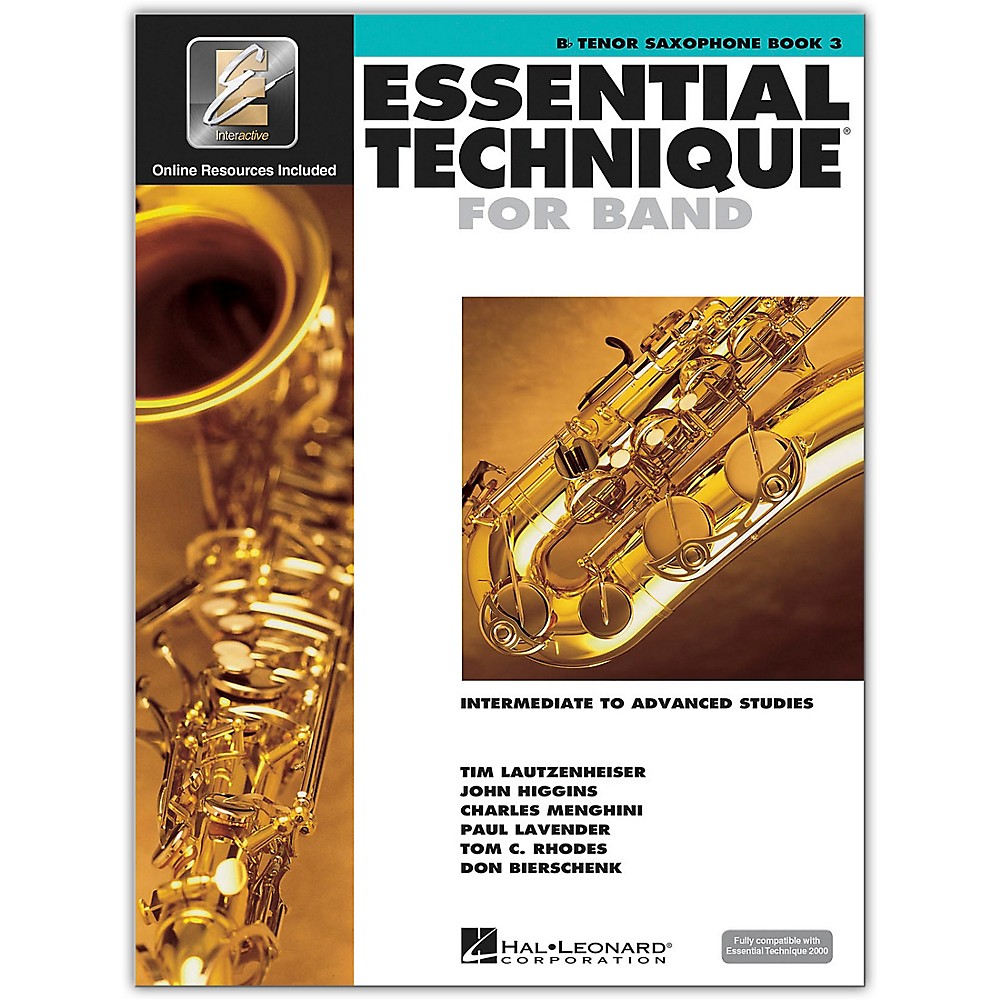 Hal Leonard Essential Technique for Band Bb Tenor Saxophone 3 Book