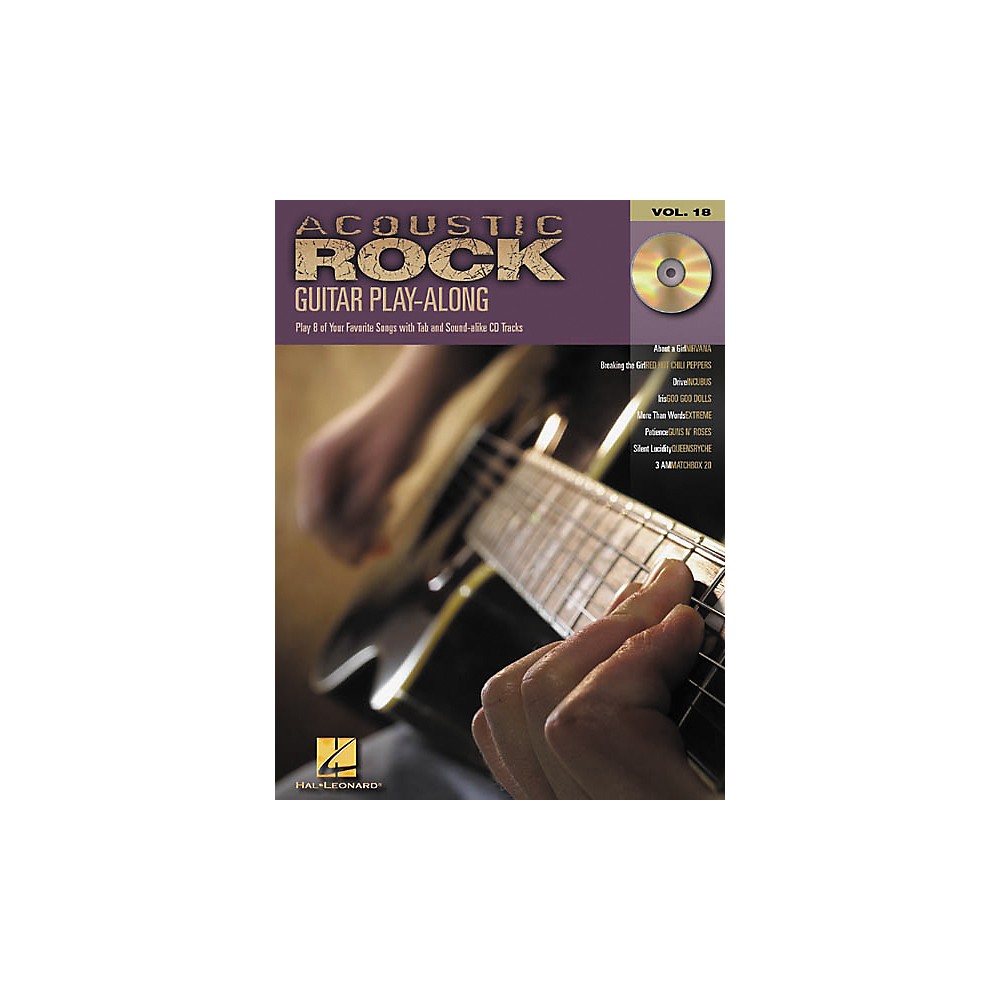 Hal Leonard Acoustic Rock Guitar Play-Along Series Book with CD