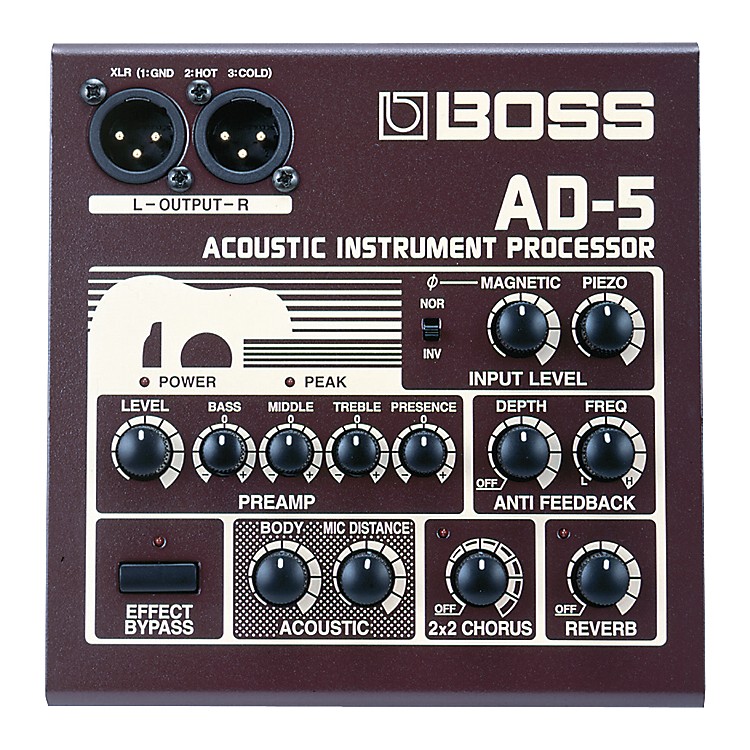 Boss AD5 Acoustic Instrument Processor Music123